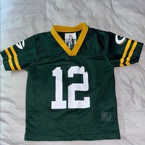 NFL Green and Yellow Kids Short Sleeve Tee